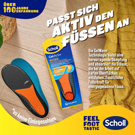 GelActiv Work inlegzolen, maat 35,5 - 40,5 (1 paar), 2 stuks