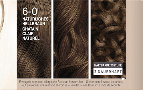 Haarfarbe 6-0 Natürliches Hellbraun, 1 St