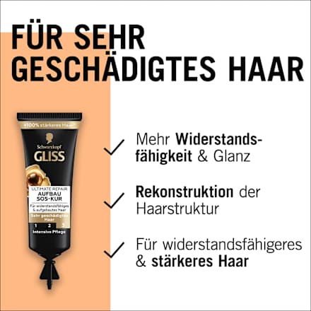 Haarkur SOS Ultimate Repair, 15 ml
