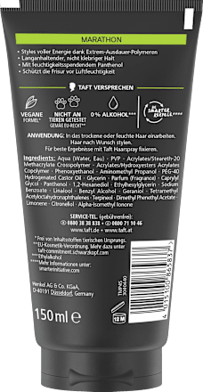 Haargel Marathon, 150 ml