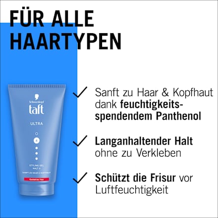 Haargel ULTRA Halt 4, 150 ml