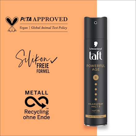 Haarlak POWERFUL AGE Hold 5, 250 ml