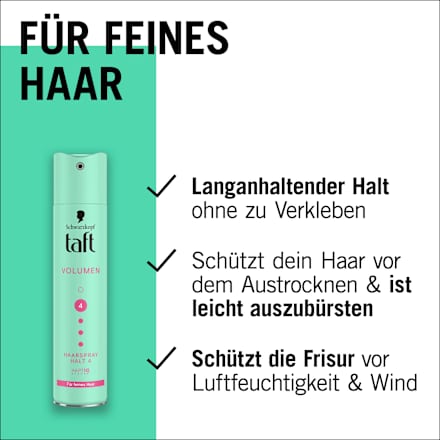 Haarspray VOLUMEN Halt 4, 250 ml