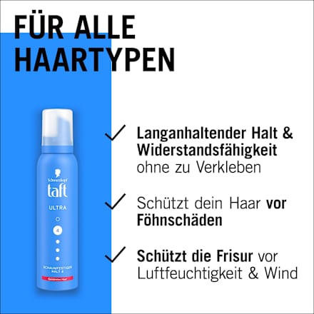 Schaumfestiger Ultra, gestärktes Haar, 150 ml