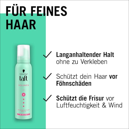 Schaumfestiger Volumen, für feines Haar, 150 ml