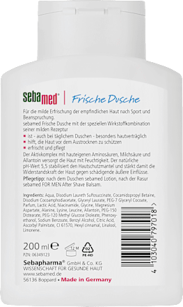 Duschgel Frische Dusche, 200 ml sebamed