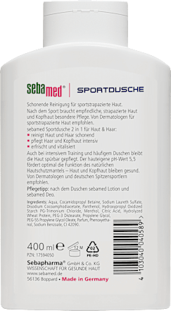 Duschgel Sport 2in1, 400 ml sebamed