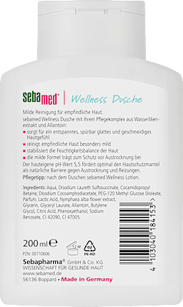 Duschgel Wellness Dusche, 200 ml sebamed