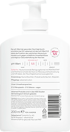 flüssige Waschemulsion, seifenfrei, 200 ml