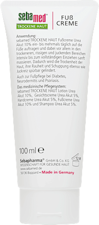 Voetcrème Droge Huid Ureum Acuut, 100 ml