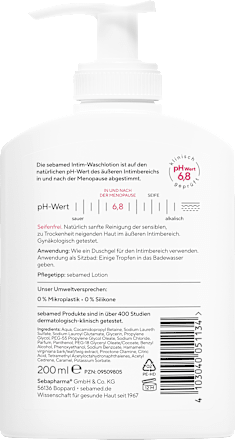 Intimpflege Waschlotion seifenfrei, 200 ml