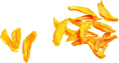 Trockenfrüchte, Mango, 100 g