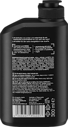 Duschgel intense champion 3in1, 300 ml