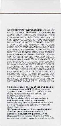 Gesichtscreme energy effect LSF 15, 50 ml