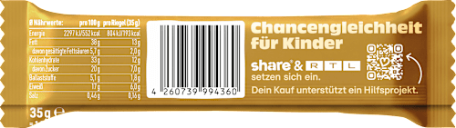 Nussriegel, Karamell Meersalz, 35 g