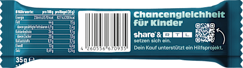 Nussriegel, Schoko Meersalz, 35 g