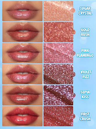 Lippenstift Shimmer Plumper-Sepia Kiss, 2,3 g