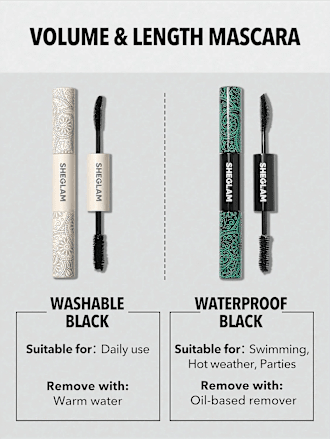 Mascara All In One Volume & Length Washable Black, 8 g