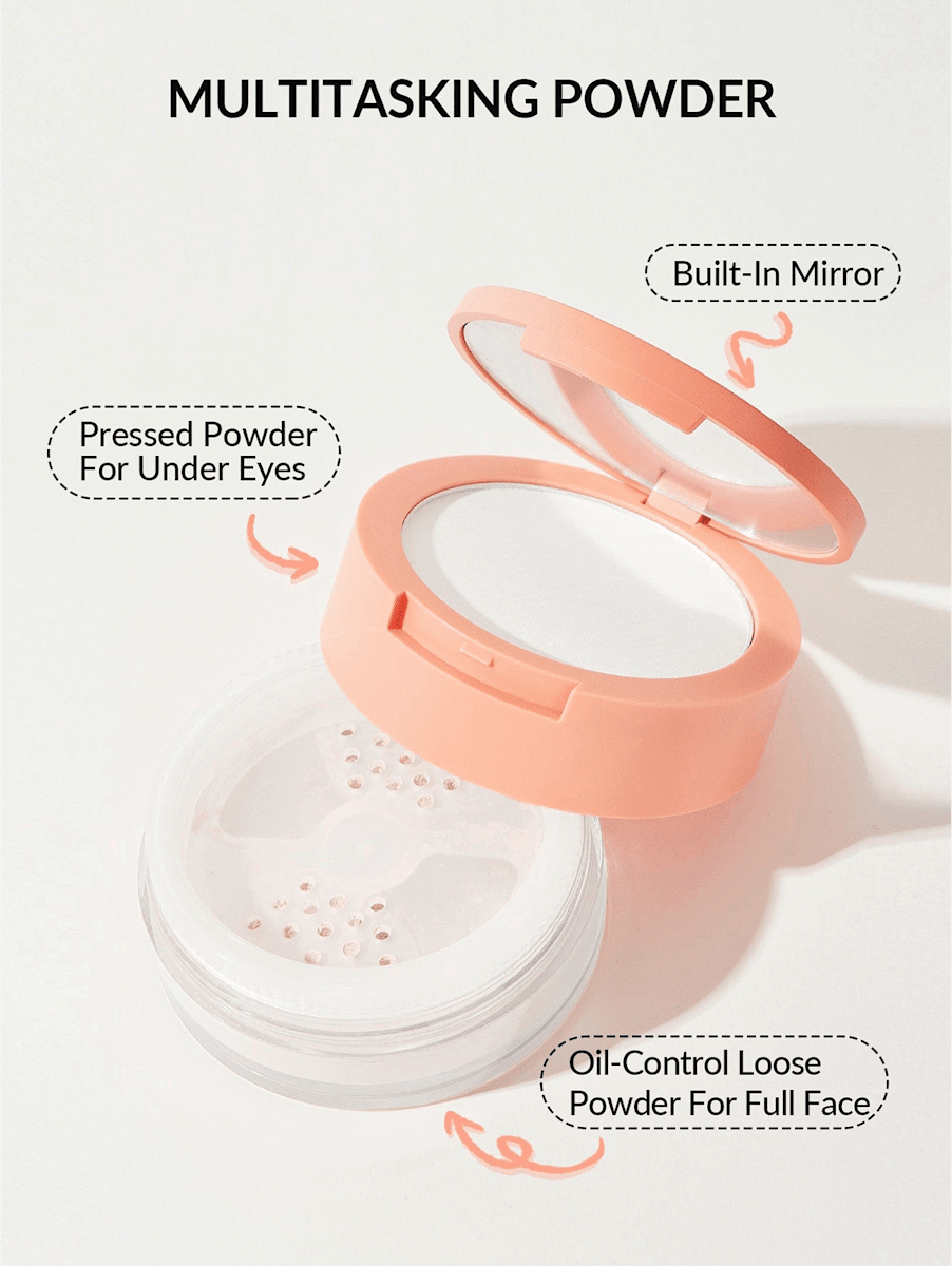 Puder Insta-Ready Face & Under Eye Setting Duo 00 Translucent, 14 g