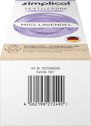 Textilfarbe intensiv Miss Lavendel, 1 St Simplicol