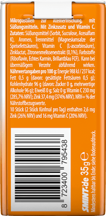 Pastillen, 2h Defensive Orange Mint, zuckerfrei, 35 g