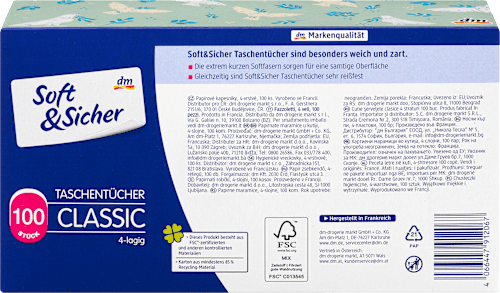 Taschentücher Box Design, 100 St