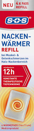 Nackenwärmer Wärmepads Refill, 4 St SOS