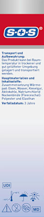 Warme fleece sjaal + 2 warmtekussens, 1 stuk