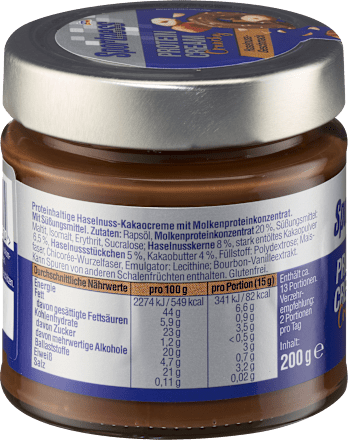 Protein Cream Crunchy Hazelnut, 200 g