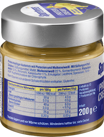 Protein Cream Pistazien-Geschmack, 200 g
