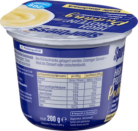 Protein Pudding, Vanille Geschmack, 200 g