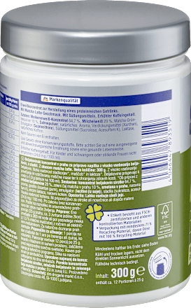 Proteinpulver, Matcha Latte Geschmack, 300 g