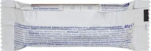 Proteinriegel 30%, Caramel Fudge Crisp Geschmack, 40 g - Duitse Drogist Haus