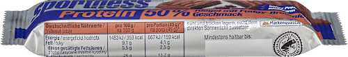 Proteinriegel 50%, Fudgy Brownie Geschmack, 45 g