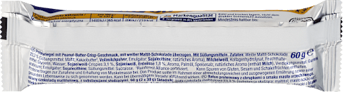 Proteinriegel 50%, Peanut Butter Crisp Geschmack, 60 g - Duitse Drogist Haus