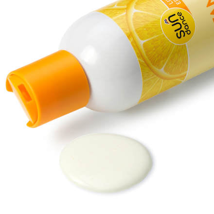 Sonnenmilch Körper Serum mit Vitamin C, LSF 30, 200 ml
