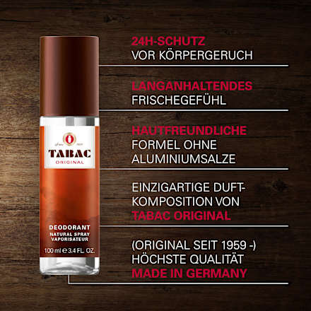 Deo Naturalspray, 100 ml Tabac Original