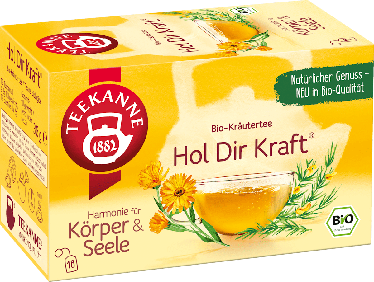 Théière tisane, Retrouve ta force (18 sachets), 36 g