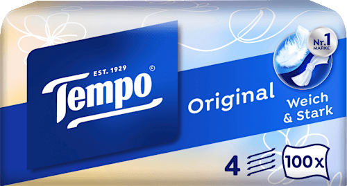 Taschentücher Box Quick & Easy Öffnung, 100 St Tempo