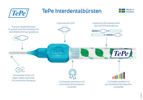Interdentale ragers blauw 0,6 mm ISO 3, 8 stuks