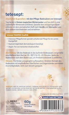 Badesalz Dein magischer Winterzauber, 60 g tetesept