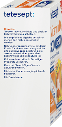 Vitamine D 3000 IE directe sticks 20 stuks, 36 g