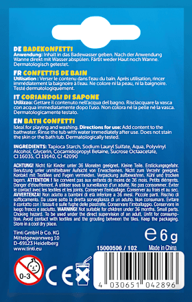 Kinder Badezusatz Badekonfetti, 6 g