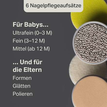 Elektrischer Baby-Nagelfeilen-Trimmer, 1 St