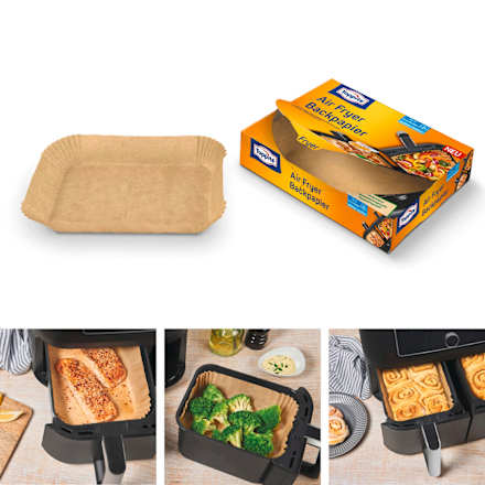 Backpapier Air Fryer eckig, 20 St