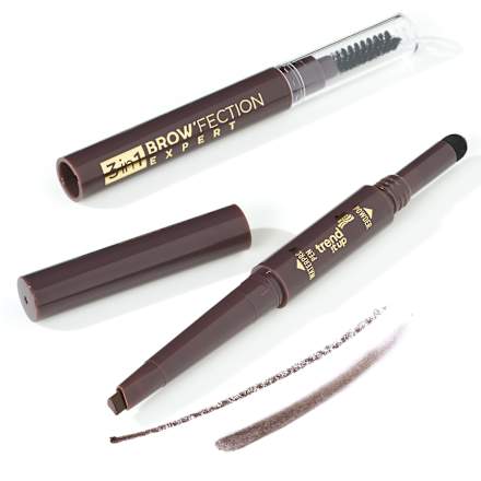 Augenbrauenstift 3in1 Brow'fection Expert 040 Dark Chocolate Brown, 0,4 g