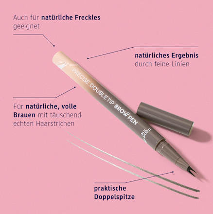Augenbrauenstift Precise Double Tip 040, 0,55 ml