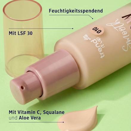 Foundation Smooth Glow Fluid Filter LSF 30, 040 Tan Brown, 30 ml