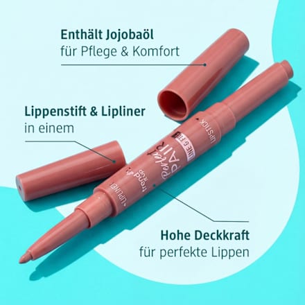 Lippenstift Perfect Pair Line & Fill 510 Cool Nude Pink, 1,7 g