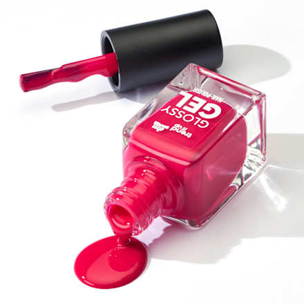 Nagellack Glossy Gel 210 Raspberry Red, 11 ml trend !t up